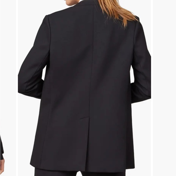 NEW! SPANX Collarless Oversize Ponte Knit Blazer BLACK, SIZE 1X 1344 - Picture 3 of 7